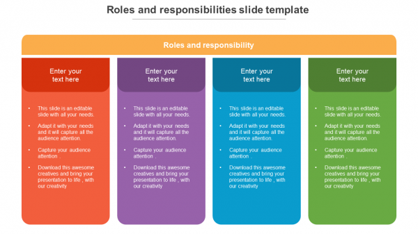 roles and responsibilities slide template