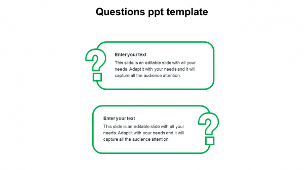 questions ppt template