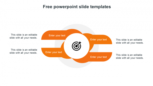 free powerpoint slide templates-orange