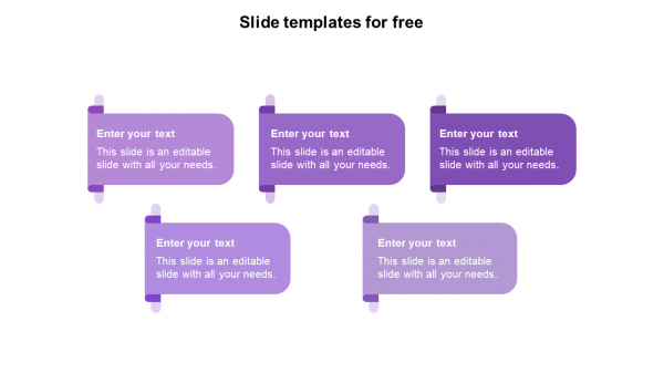 slide templates for free-purple