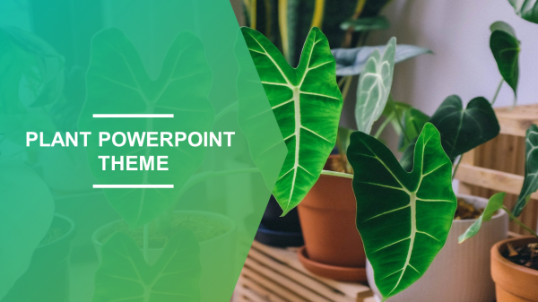 Stunning Plant PowerPoint Theme Slide Design Template