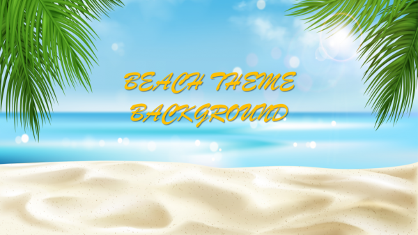 beach theme background