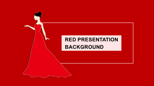 red presentation background