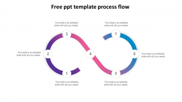 free ppt template process flow