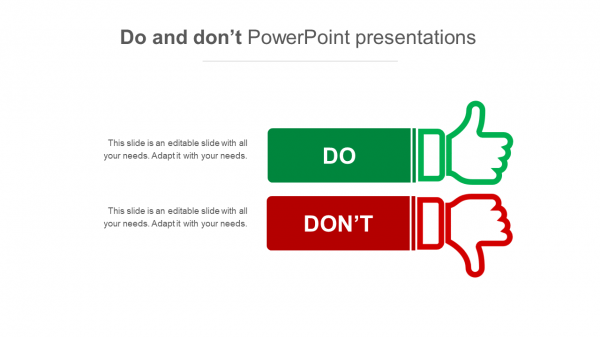 do and don't powerpoint presentations