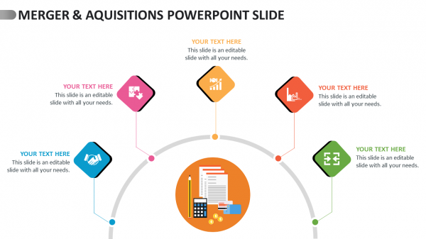 merger & aquisitions PowerPoint slide