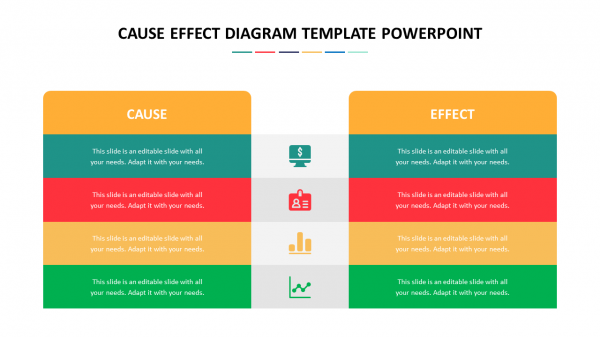 cause effect diagram template powerpoint