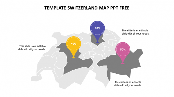 template switzerland map ppt free