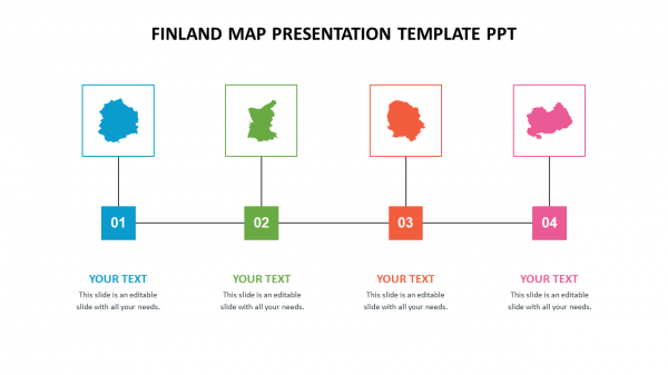 Finland map presentation template ppt