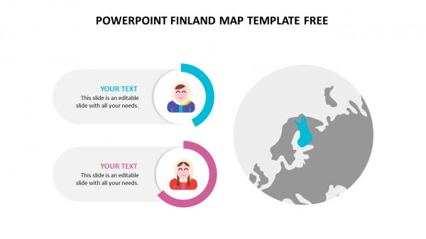 powerpoint finland map template free