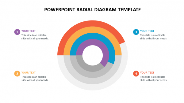 powerpoint radial diagram template