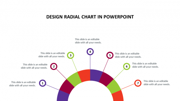 design radial chart in powerpoint