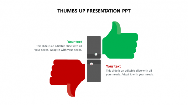 Thumbs up presentation ppt