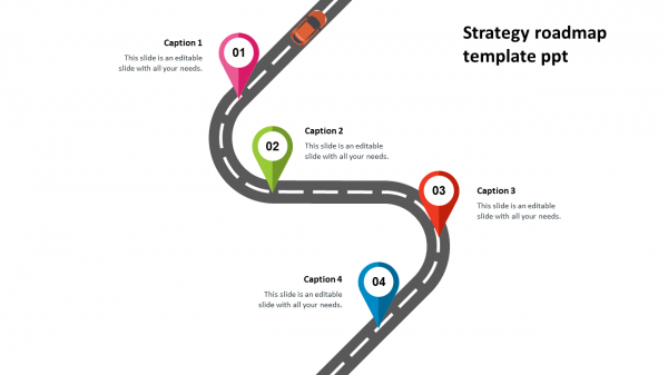 strategy roadmap template ppt