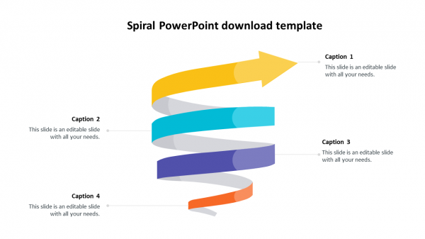 spiral powerpoint download template