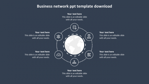 Business network ppt template download
