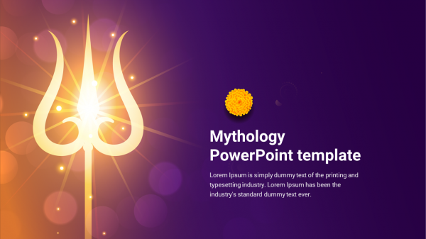 mythology PowerPoint template