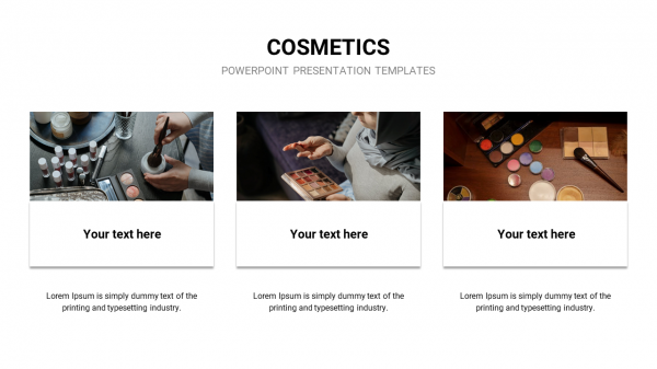 cosmetics PowerPoint presentation templates