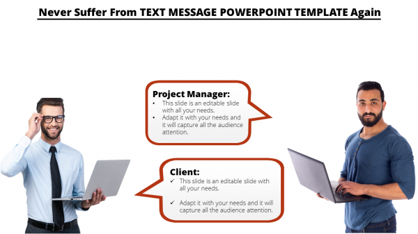 text message powerpoint template-Goldfish Text Message Powerpoint Template