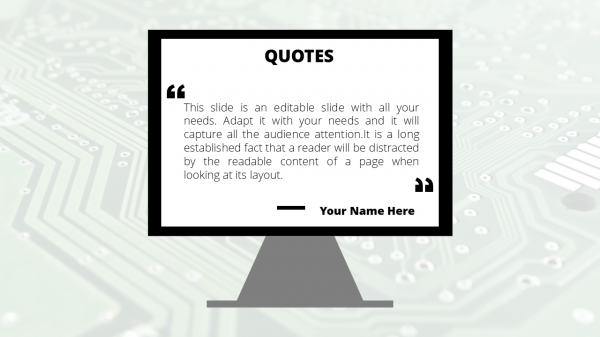 powerpoint quote template-Walden Powerpoint-Quote Template