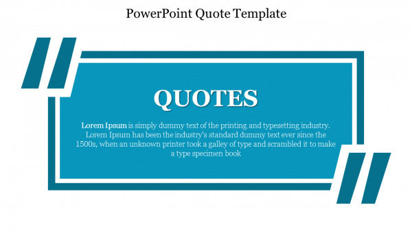 PowerPoint Quote Template