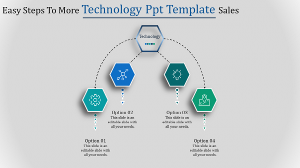 technology ppt template-Easy Steps To More Technology Ppt Template Sales-4