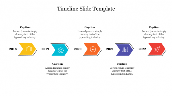 Timeline Slide Template