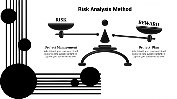 ppt for new business plan-Risk -Analysis -Method-Black-2