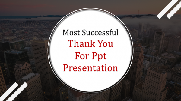 thank you for ppt presentation-Most Successful Thank You For Ppt Presentation