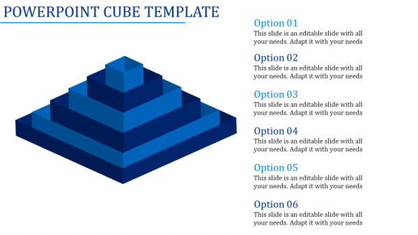 powerpoint cube template-Powerpoint Cube Template-6-Blue
