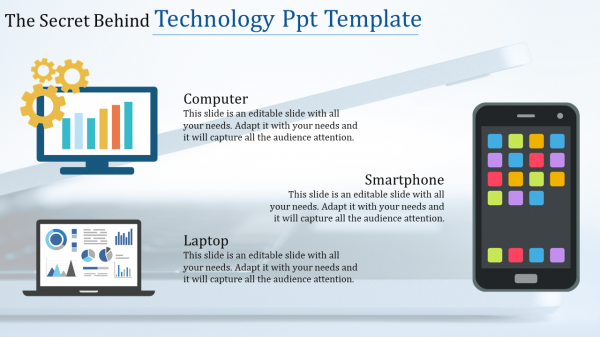 technology ppt template-The Secret Behind Technology Ppt Template