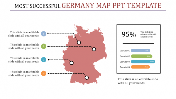germany map ppt template-Most Successful Germany Map Ppt Template