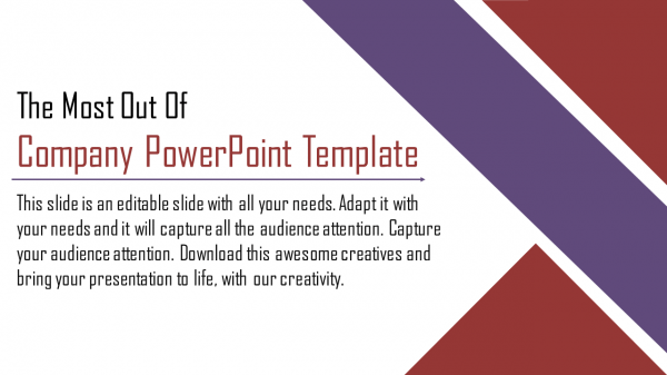 company powerpoint template-The Most Out Of Company Powerpoint Template