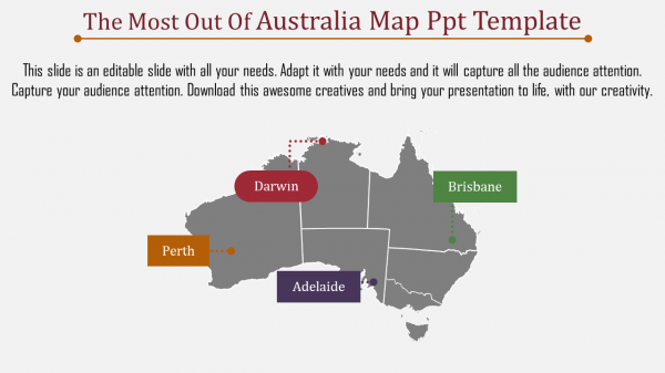 Australia map ppt template-The Most Out Of Australia Map Ppt Template