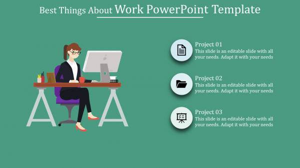 work powerpoint template-Best Things About Work Powerpoint Template