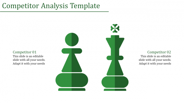 competitor analysis template-Competitor Analysis Template-Green
