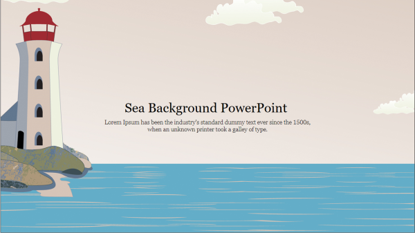 Sea Background PowerPoint