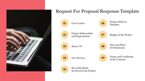 Request For Proposal Response Template