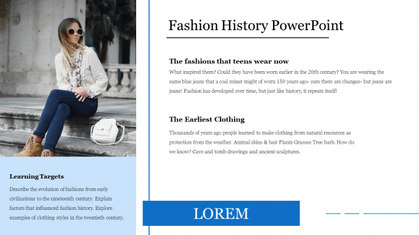 Fashion History PowerPoint