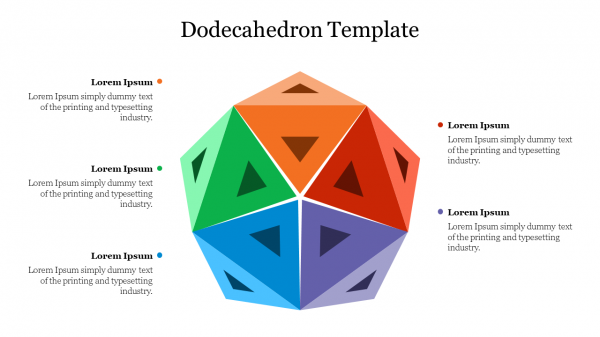 Dodecahedron Template