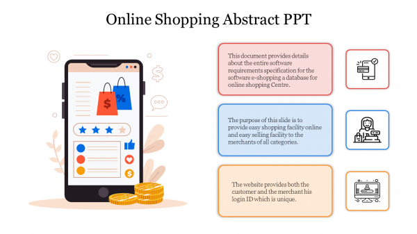 Online Shopping Abstract PPT