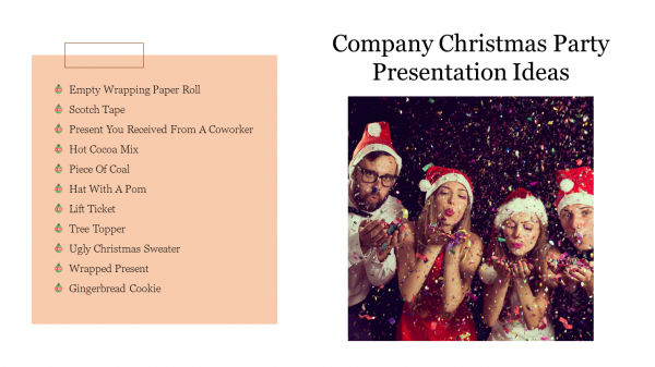 Company Christmas Party Presentation Ideas