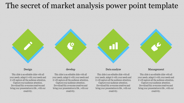 market analysis power point template-The secret of market analysis -power point template-