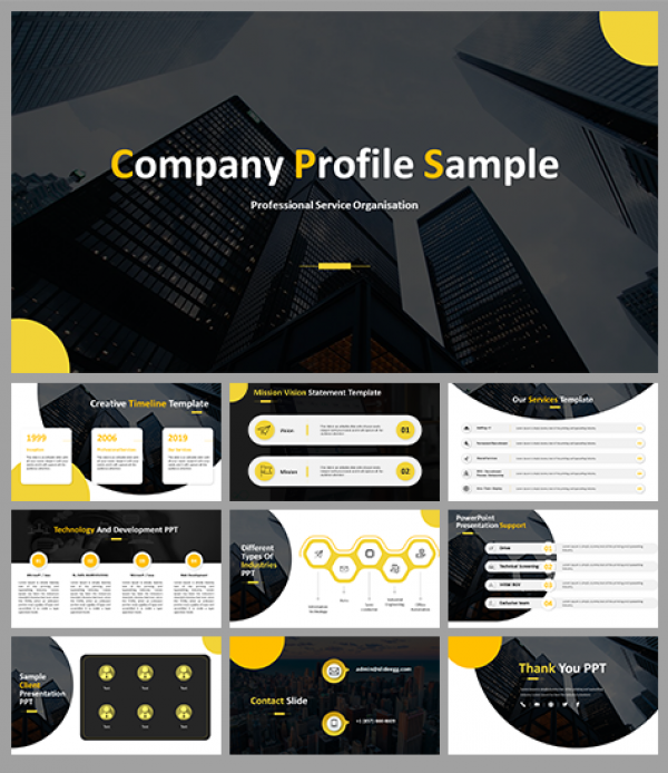 Best 11 Company Overview Presentation PPT Templates