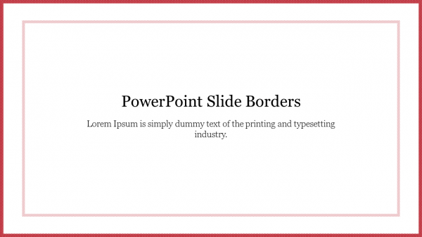PowerPoint Slide Borders Free