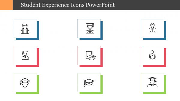 Student Experience Icons PowerPoint