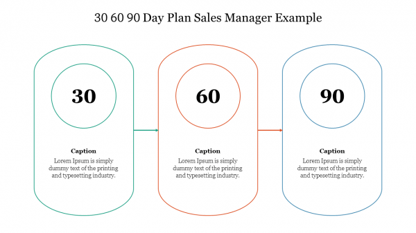30 60 90 Day Plan Sales Manager Example