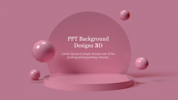 PPT Background Designs 3D