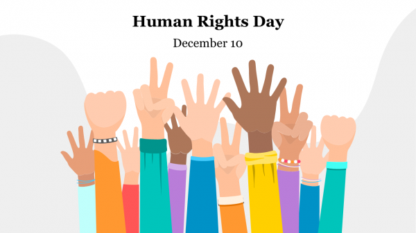 Creative Human Rights Day PPT Presentation Template