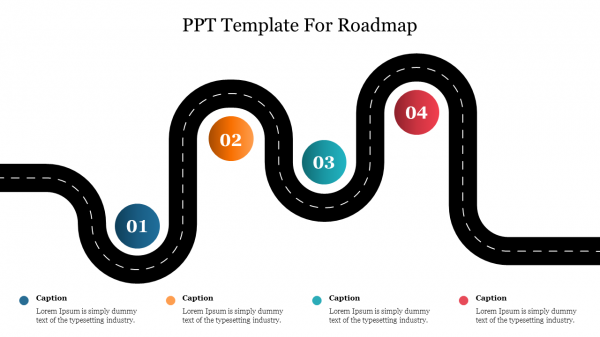 PPT Template For Roadmap